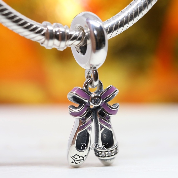 Pandora Jewelry Pandora Punk Ballerina Shoes Dangle Charm 798339cz